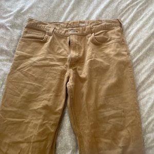 tan carhartt jeans